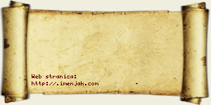 Tina Pujin vizit kartica